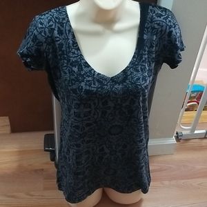 Floral Black Women's Top